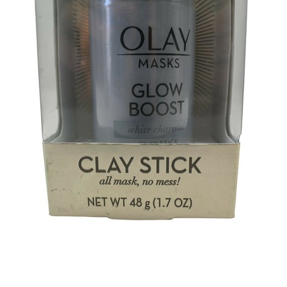 New 2 Olay Glow Boost White Charcoal Facial Mask - Picture 3 of 6